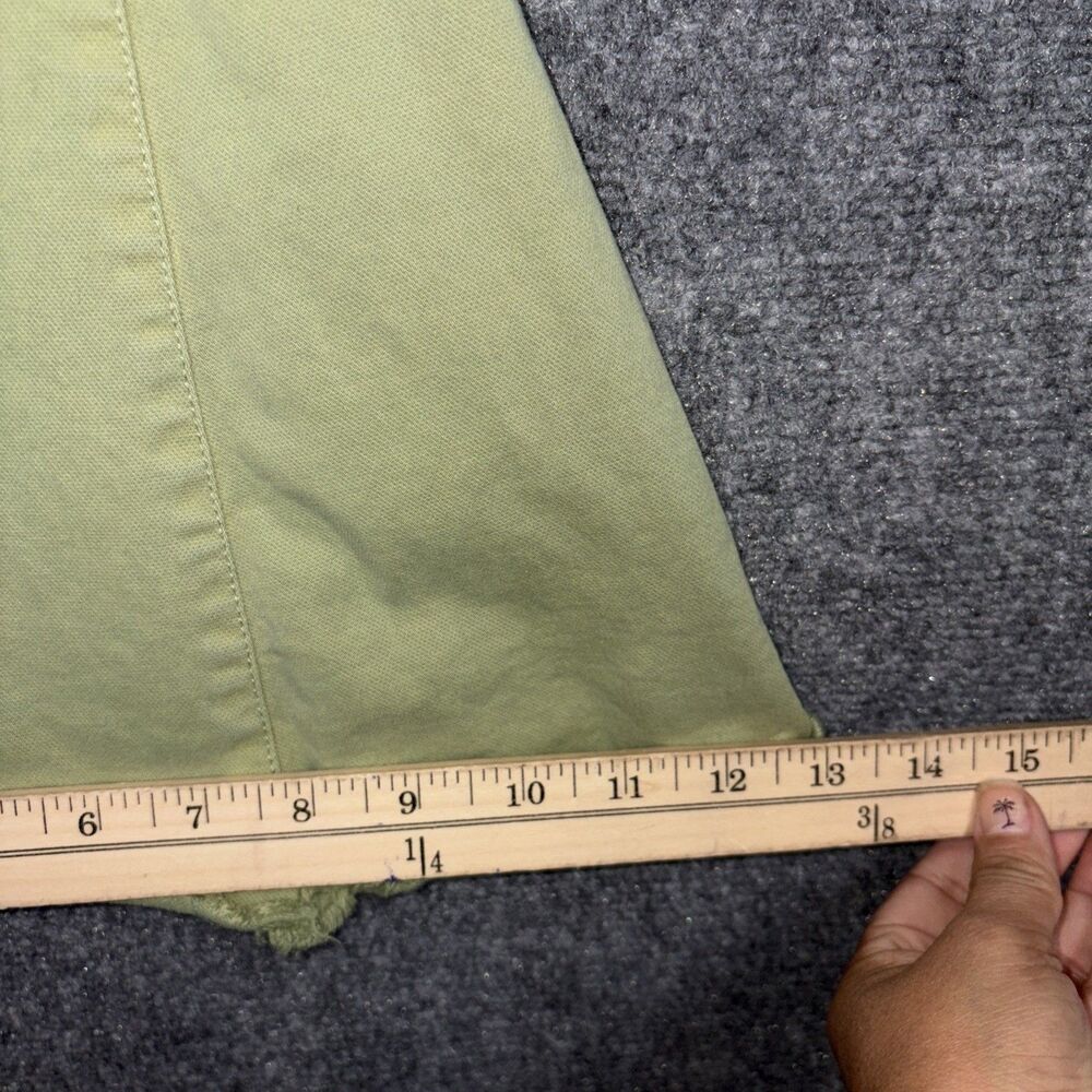Newbury Kustom Jeans Womens Size S Green Flare Bell Bottom Festival Boho - Picture 6 of 11